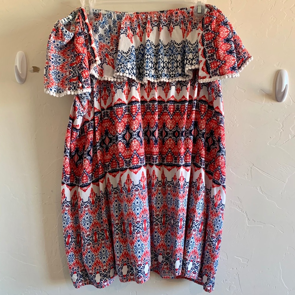 Plus size off the shoulder top